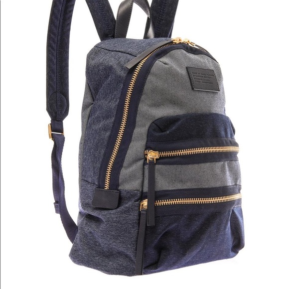 marc jacobs denim backpack
